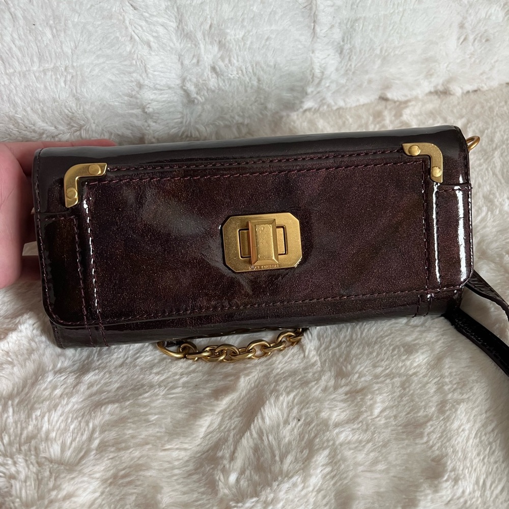 Juicy Couture Purple Glittery Clutch/Crossbody